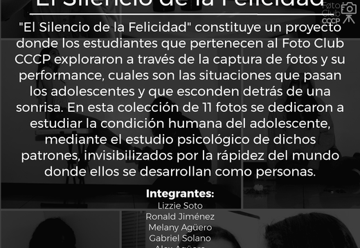 El silencio de la felicidad - Presentación